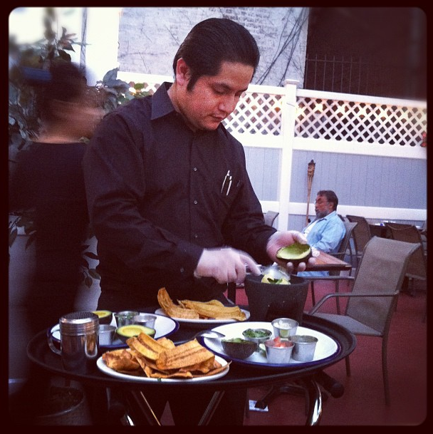 Getting guacamole tableside at Colombia. Photo by obreanna