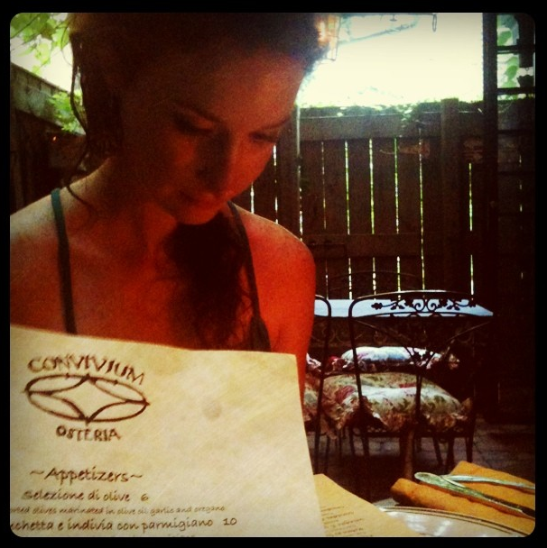 Backyard getaway at Convivium Osteria. Photo by chrispetescia