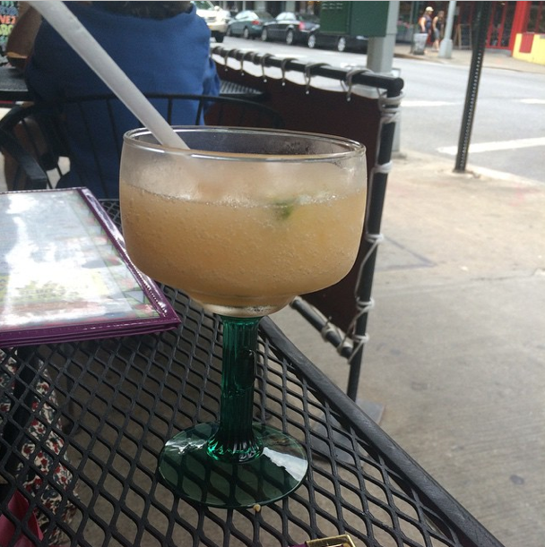 Sidewalk margaritas at Mezcal's. Photo by _siobhannn.