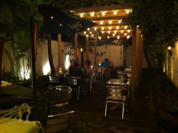 The back garden at Olieng. Photo by Honey B./Yelp.