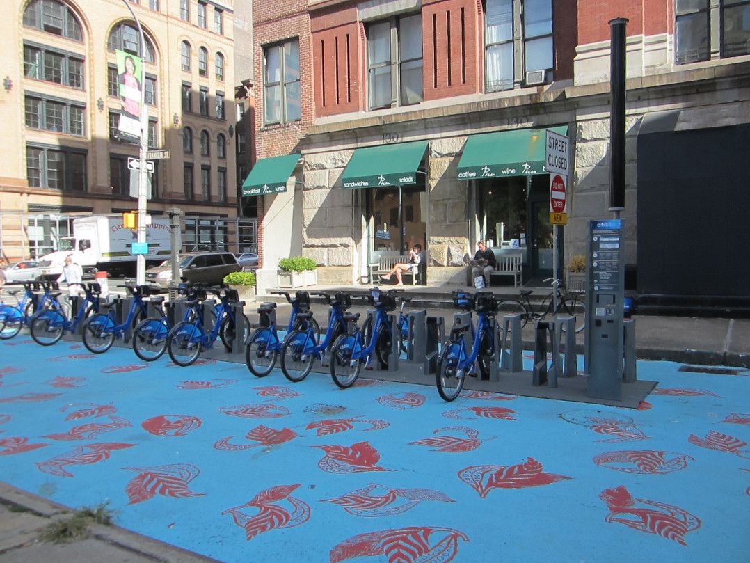 The finished project in Tribeca. Photo via the DOT