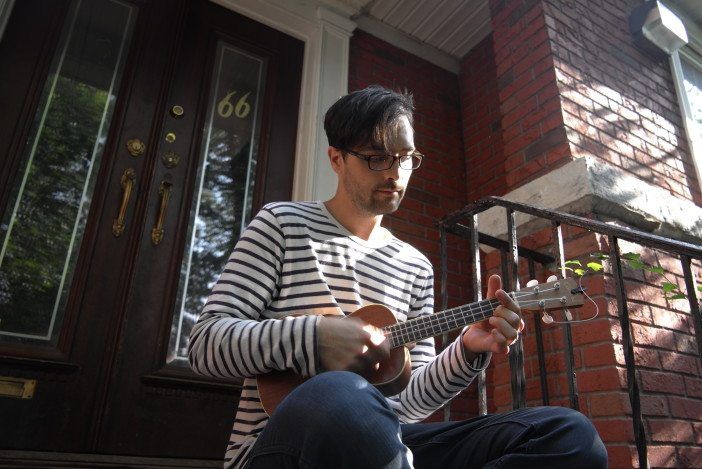 Daniel in front of BKLYN 1834. Photo by Ditmas Park Corner