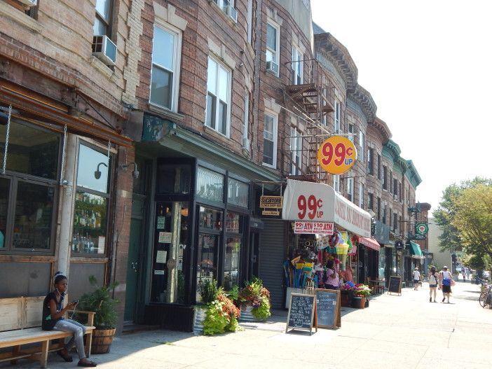 Cortelyou Road is lined with restaurants and shops.