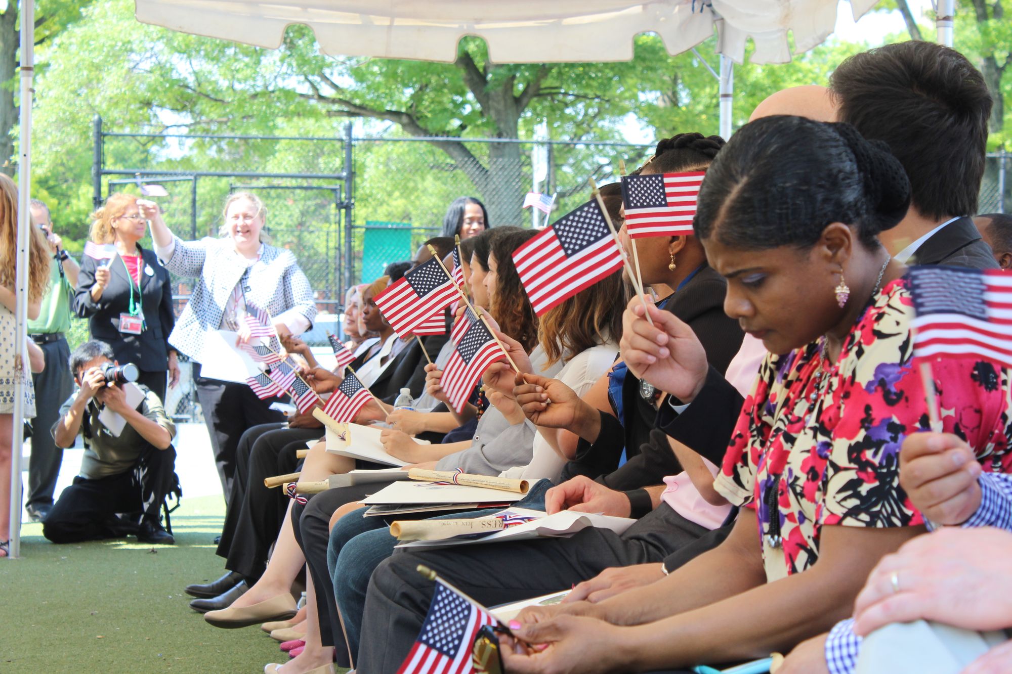 Twenty People Became American Citizens At Old Stone House Naturalization Ceremony