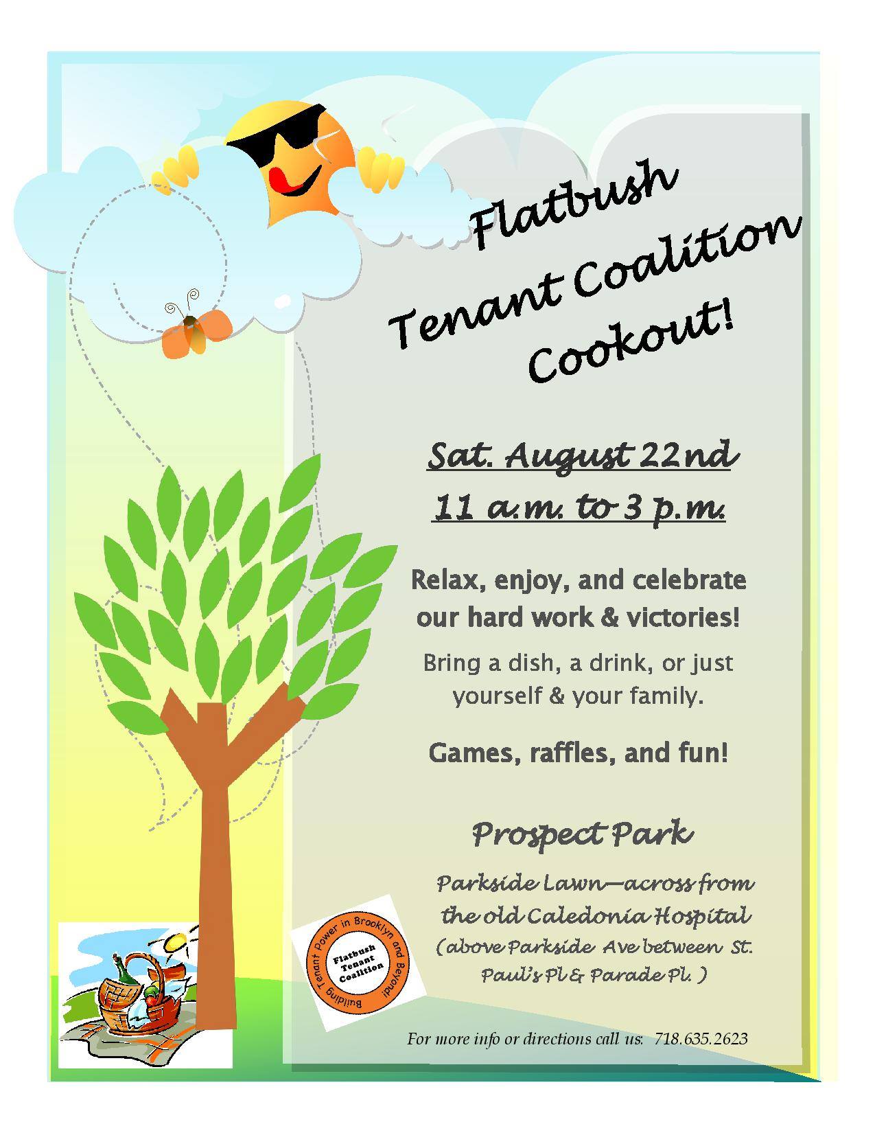 Join The Flatbush Tenant Coalition For A Cookout In Prospect Park This Saturday, August 22