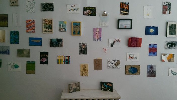 Check out the "You've Got Mail" Show at Ground Floor Gallery on 5th Street. (Photo by Shannon Geis / Park Slope Stoop)