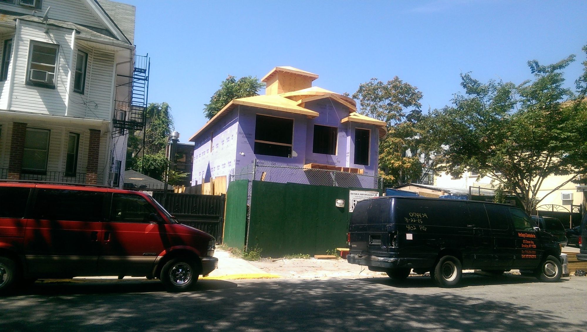 New House Going Up On Stratford Road