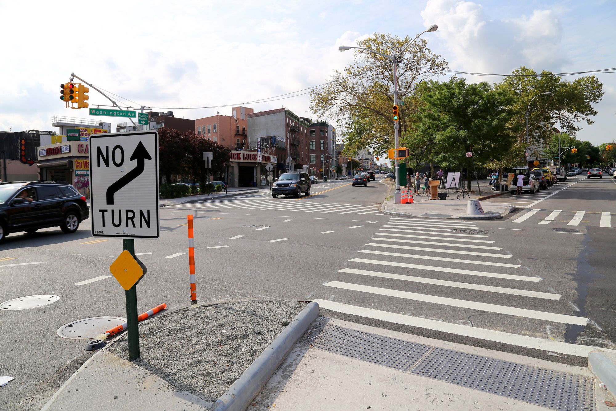 Shortened Crosswalks, Left-Turn Signals, And More Pedestrian Safety Changes Come To Clinton Hill Intersection