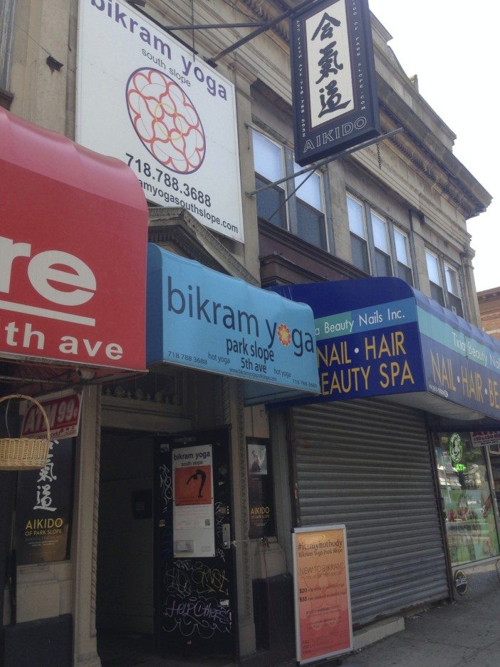 Bikram Yoga Park Slope, 555 5th Avenue (Photo by South Slope News)