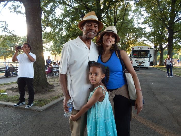 70th Precinct Community Council President Ed Powell with his family.