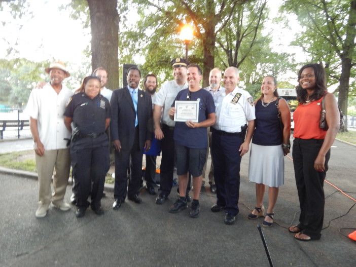 Steve Gilliam, center. Photo by Ditmas Park Corner