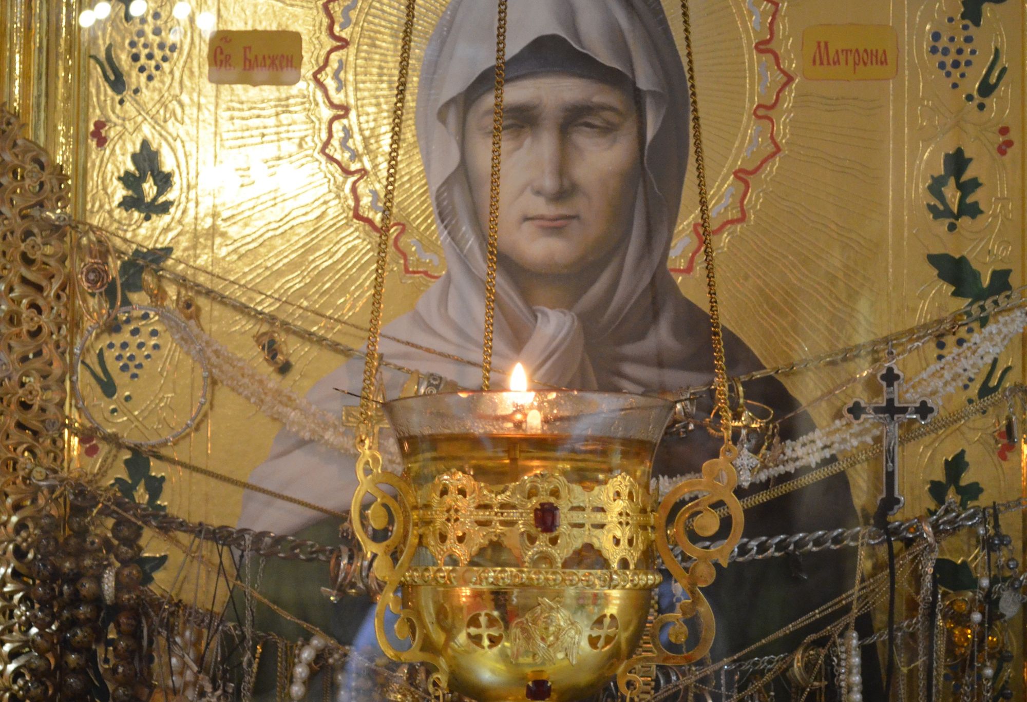 The Matrona Moskovska at St. John The Forerunner Orthodox Cathedral on Ocean Avenue.