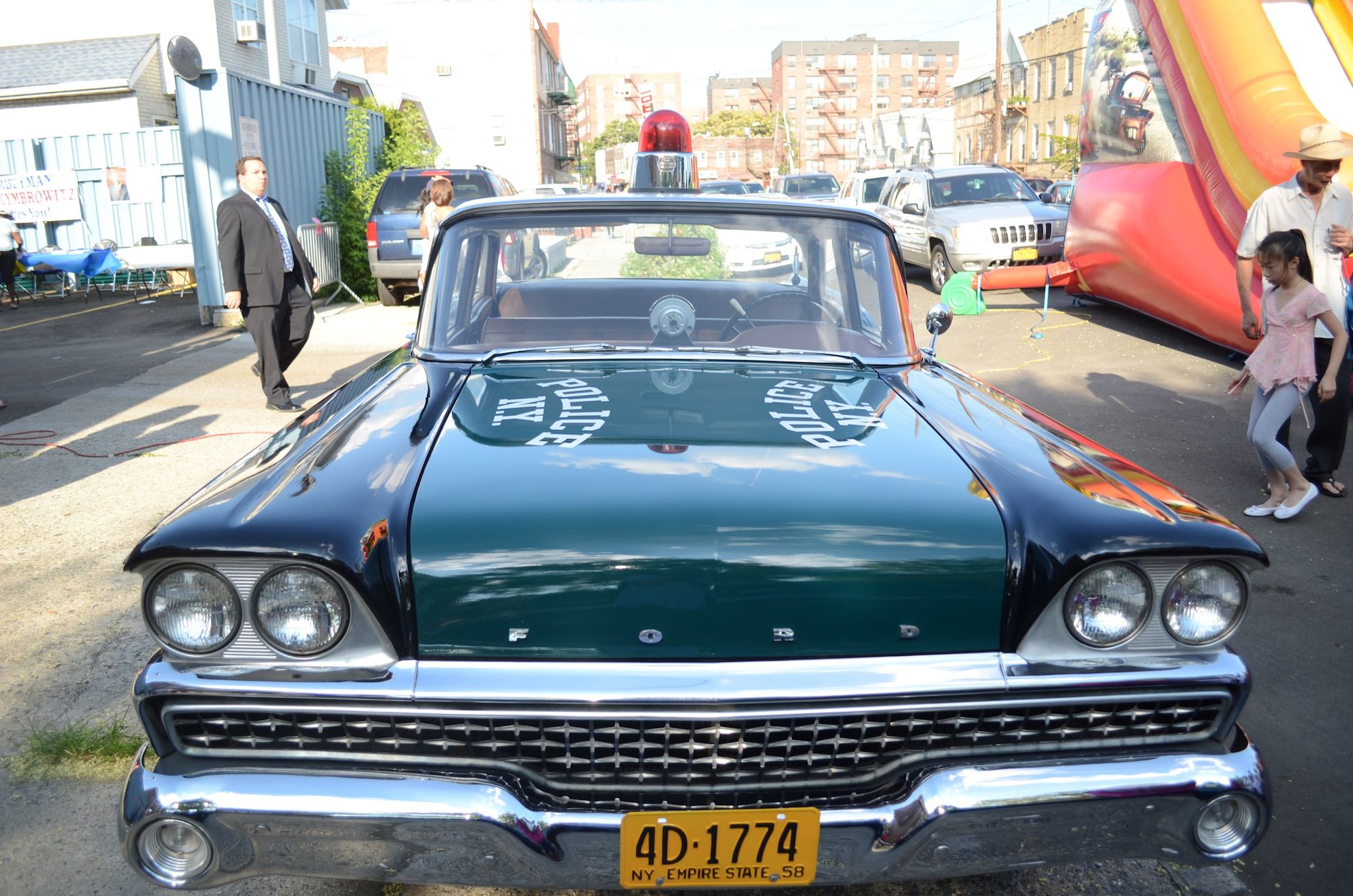 vintage police car