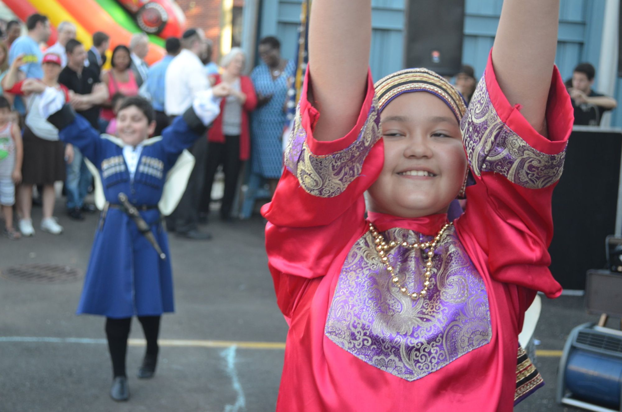 Lezginka dancers from the Tovushi Kavkazi Jewish Youth Center entertained the crowd.