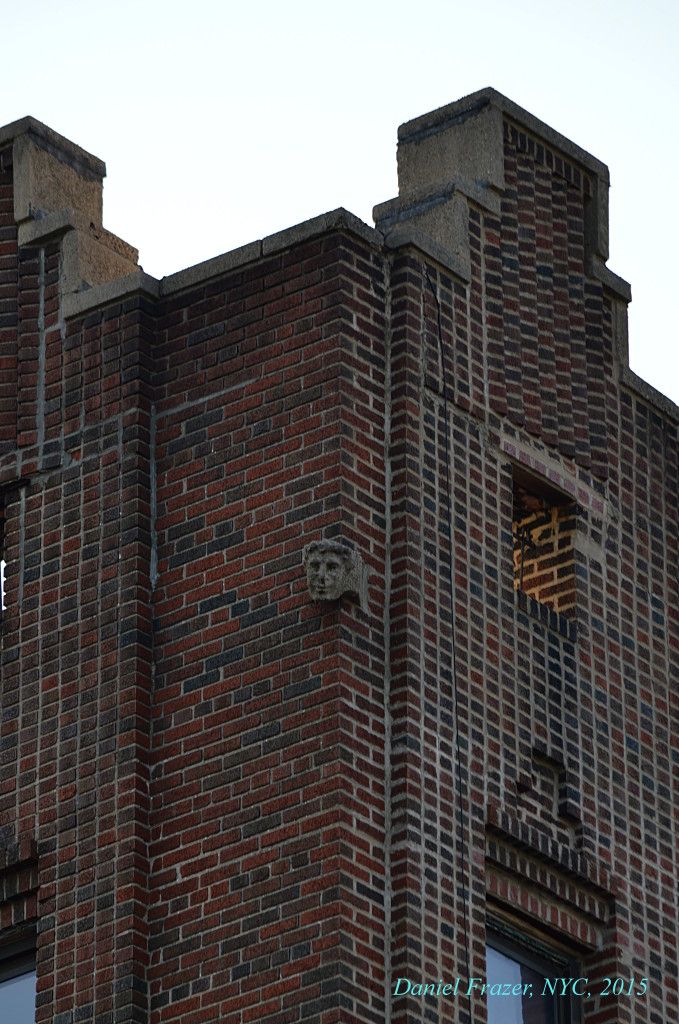 Likely a memorial gargoyle. (Photo by Daniel Frazer)