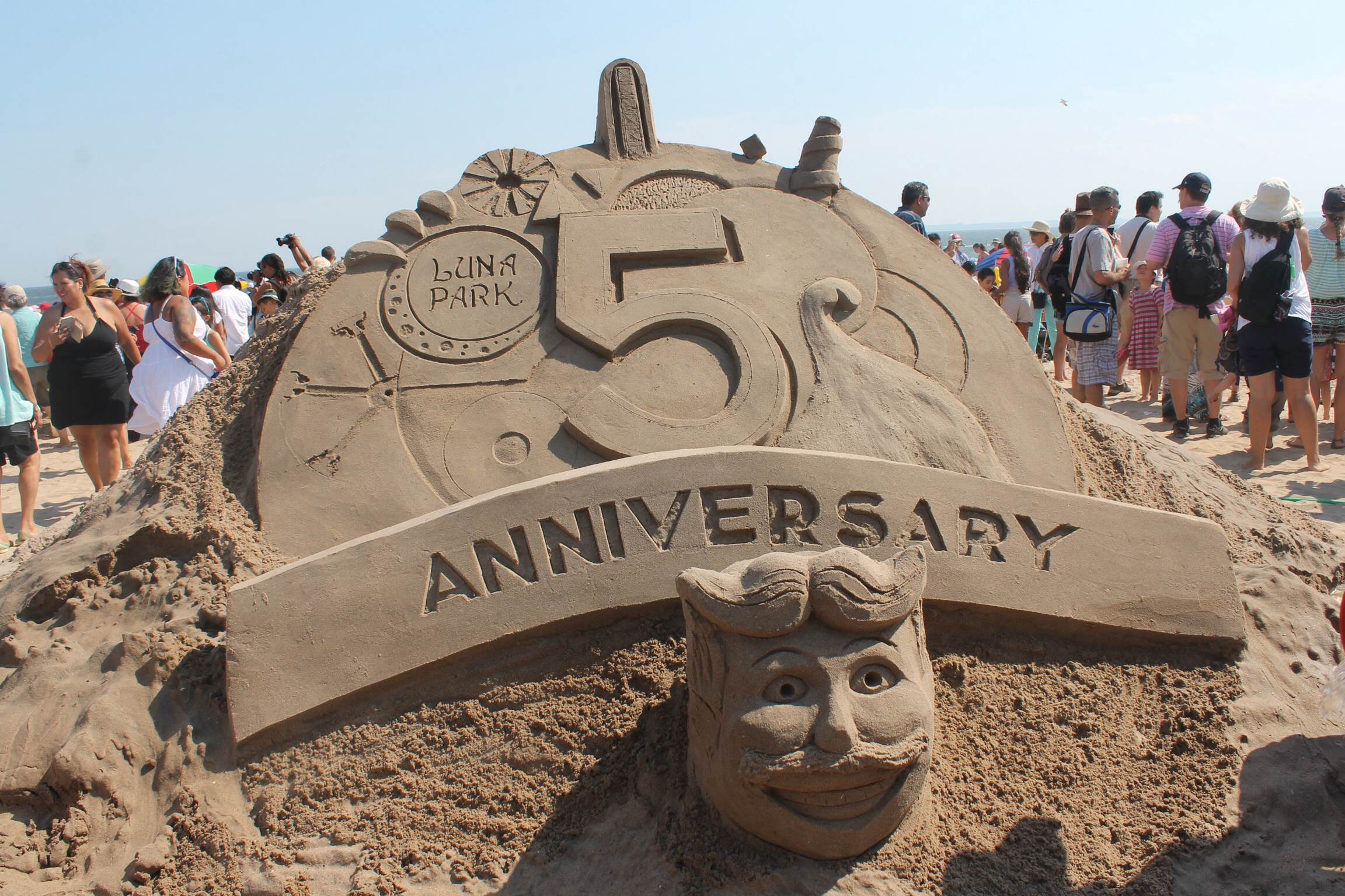 The Coney Island Sand Sculpting Contest kicked off Saturday.