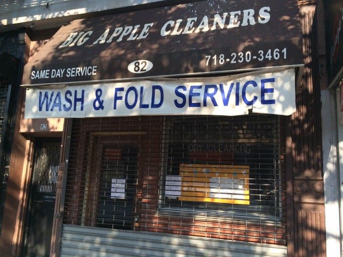 Closed 5th Avenue Big Apple Cleaners