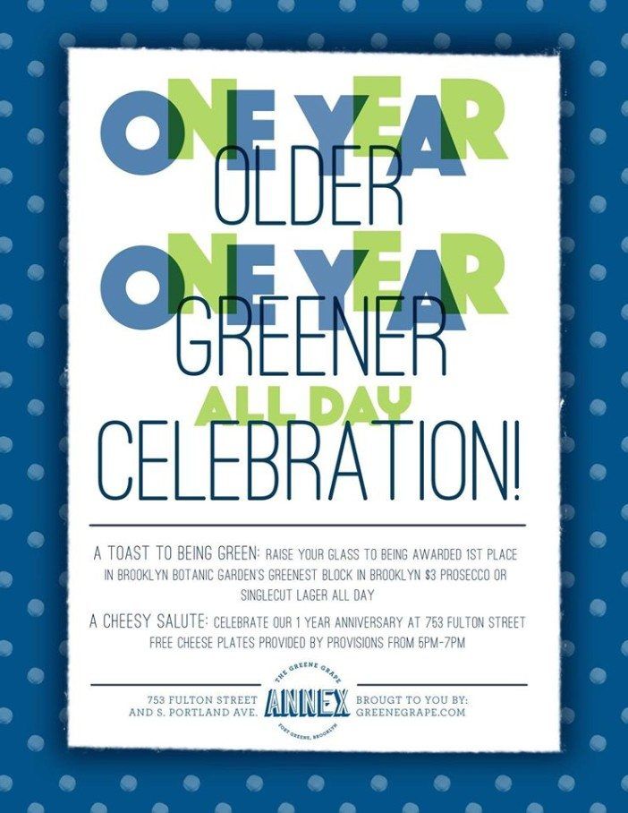 greene grape annex anniversary flyer