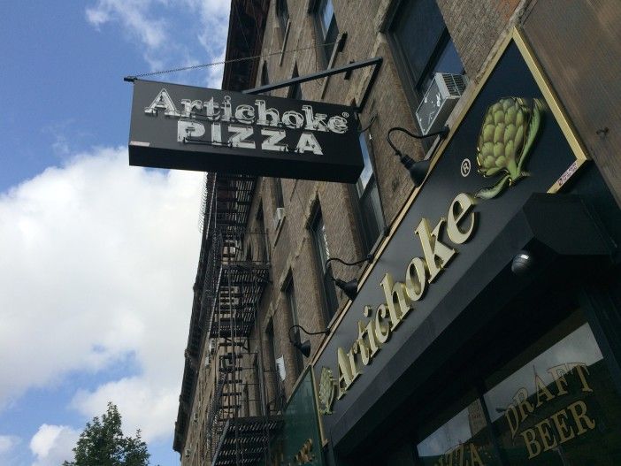 Artichoke Pizza at 59 5th Avenue
