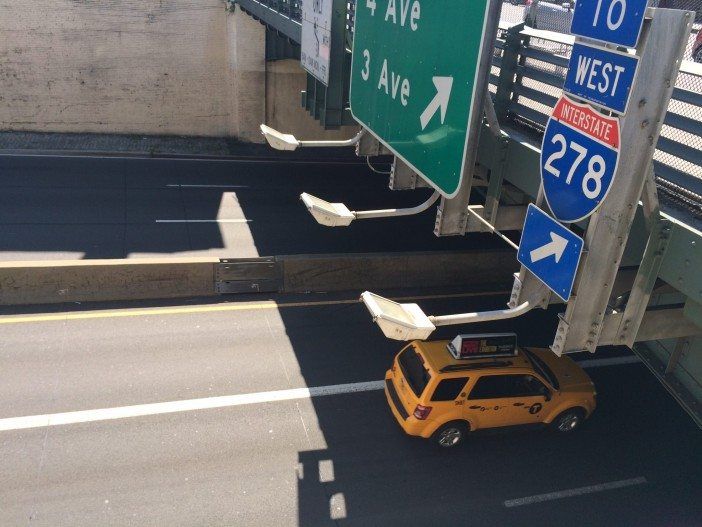 A Taxi on the Prospect Park Expressway