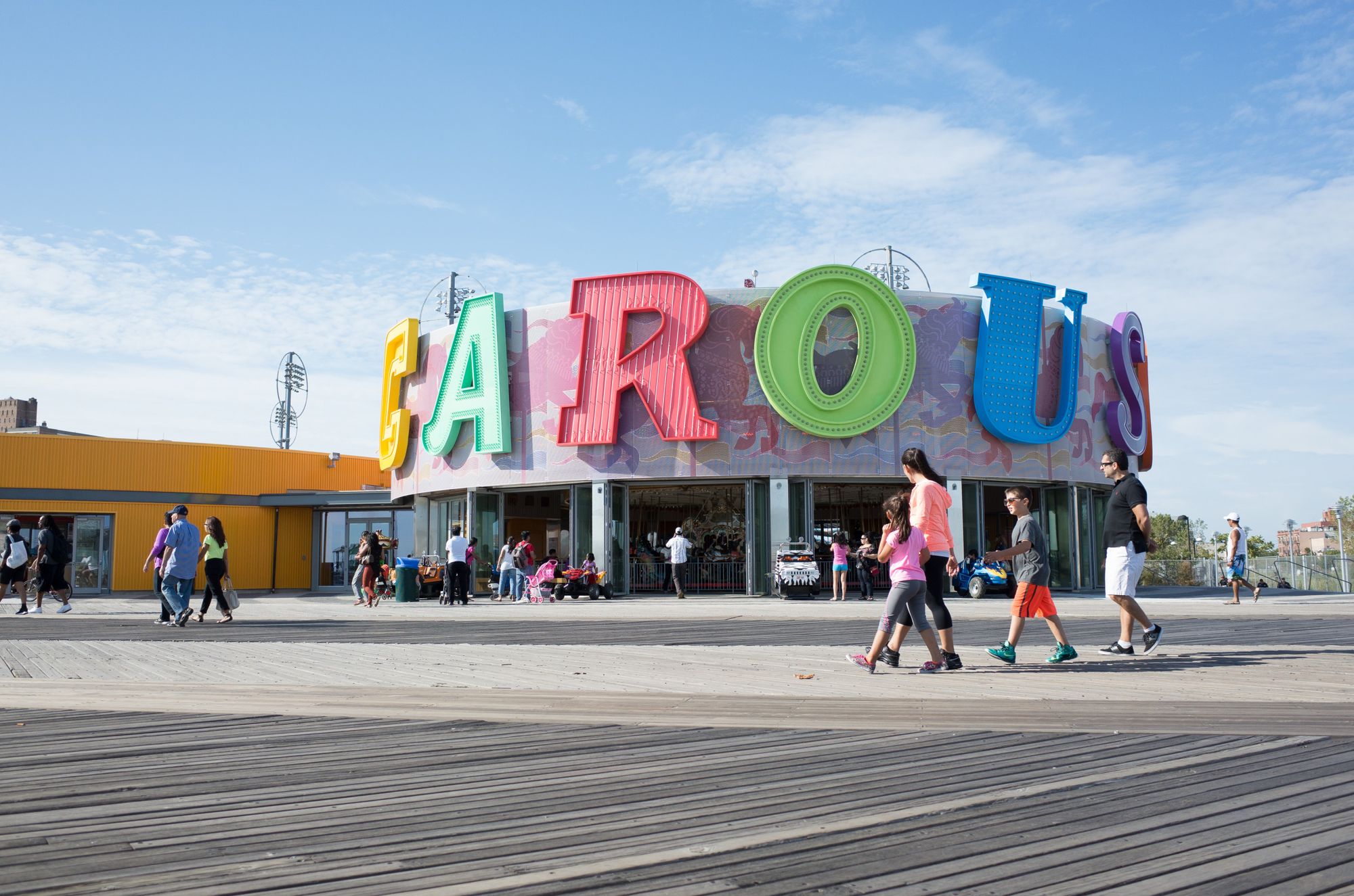 The B&B Carousell in Coney Island.