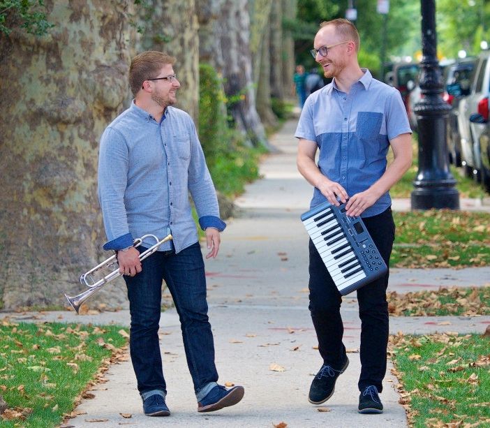 Ditmas Music Lessons teachers Steven-Jon and Tyler (Photo credit Michael Yu)