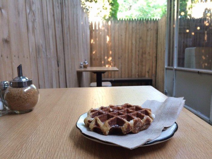 The Belgian Waffle in the outdoor area