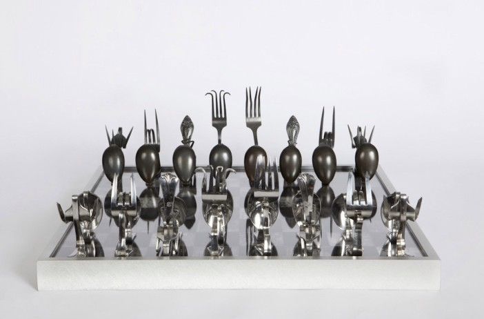 Hungry Chess Set, 2012 by Ian Trask