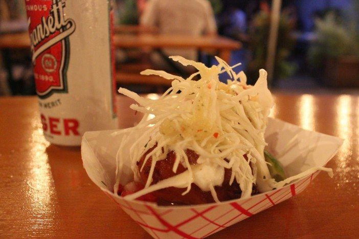 Beer Battered Cod Taco from El Super (Photo by Shannon Geis/Ditmas Park Corner)