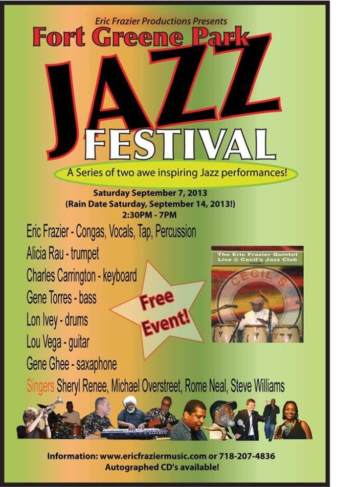 fort greene park jazz fest sept 12