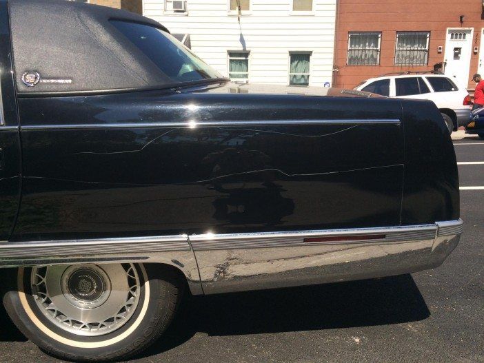 scratched caddy