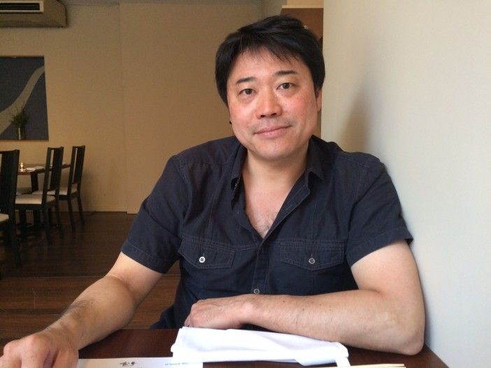 Toshiyuki Koizumi, owner and sommelier at Wasan