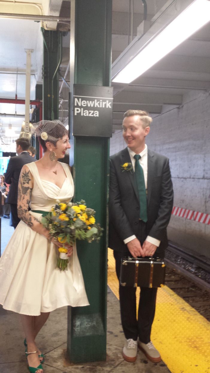 Photo Of The Day: Q Train Wedding