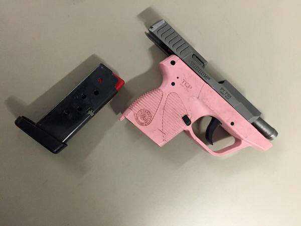 Police Recover Pink Firearm After Responding To Collision