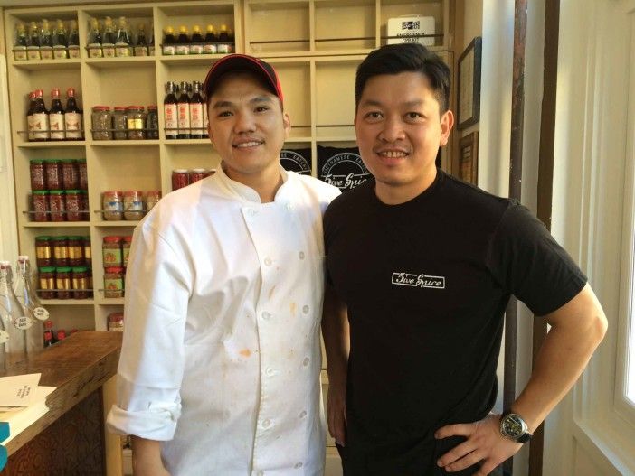 Chef Eric Kwan and owner Mike Khuu.