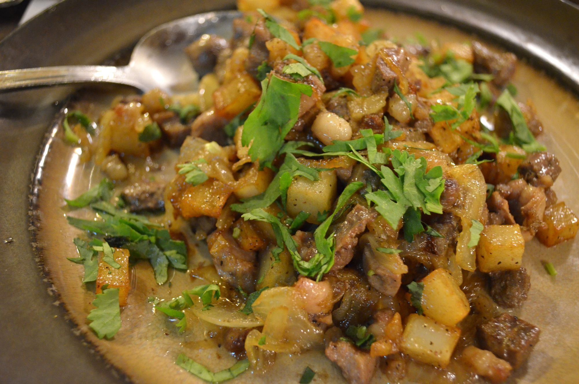 The Bite: Village Cafe’s Deliciously ‘Offal’ Food — Sheep Testicles, Liver, Heart & Kidneys