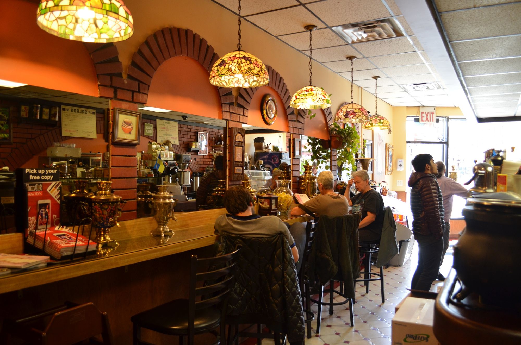 Folks wait for their orders at Coffee Spot Cafe.