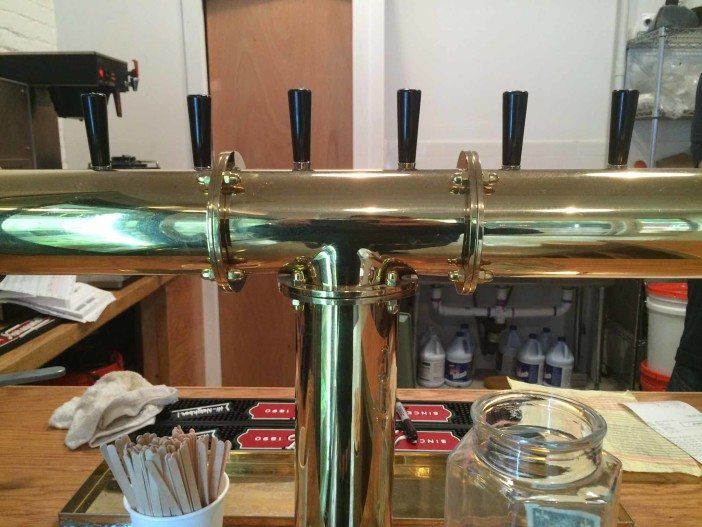 Beer tap at 209 Station