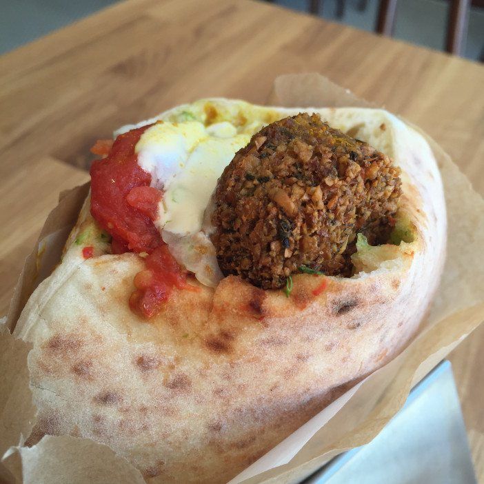 Falafel Pita Pocket. (Photo via Mimi's Hummus)