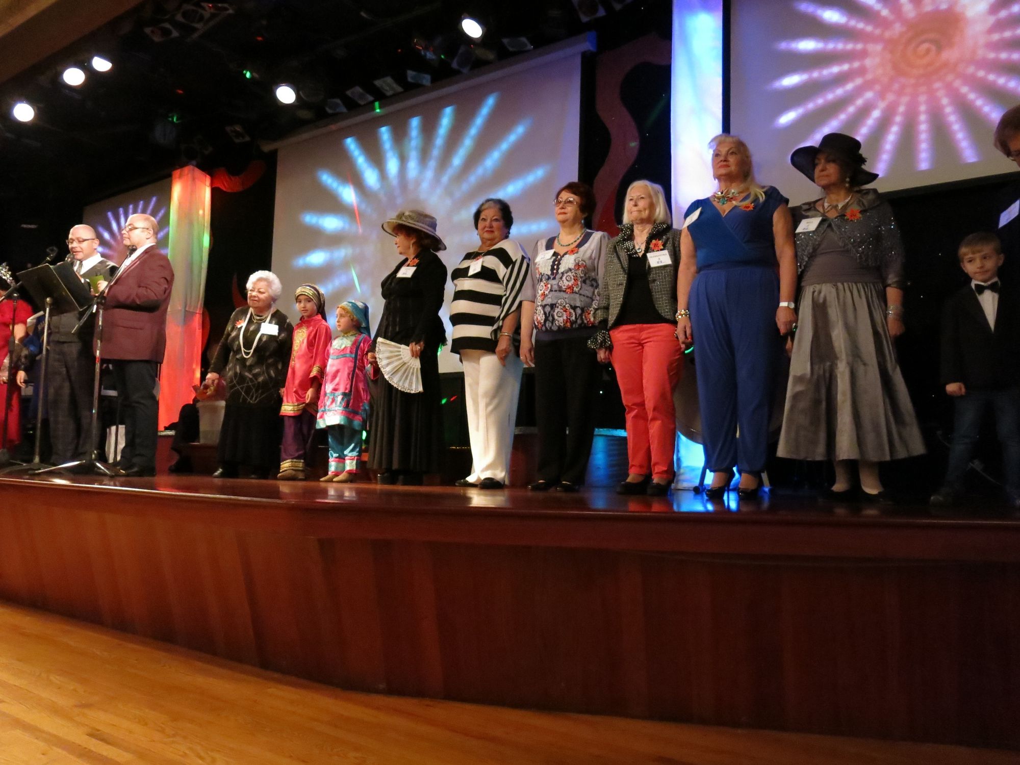 Contestants in the Your Highness Grandmother pageant.