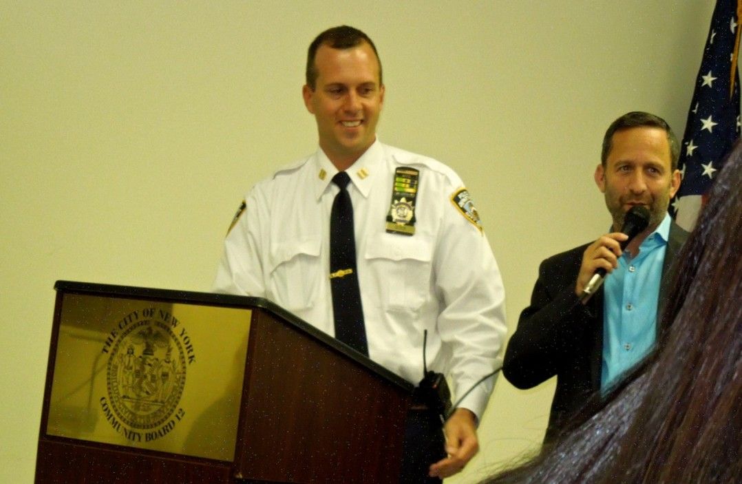 Capt.Quick and 66th Pct Community Council President Mark Katz