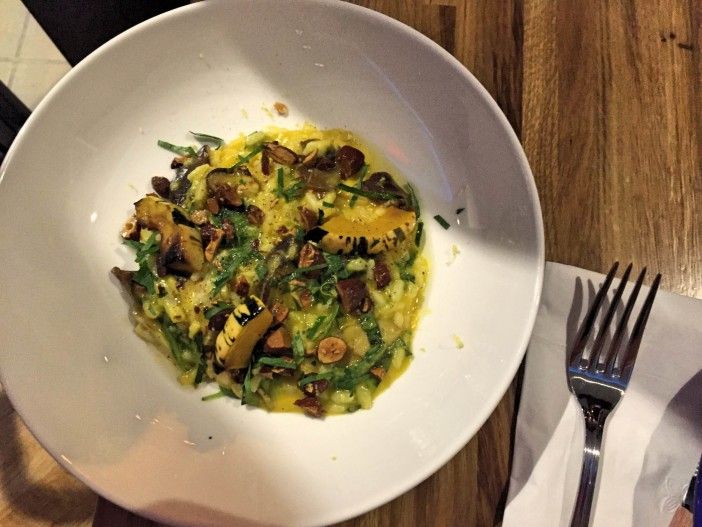 squash risotto at fancy nancy in bed-stuy