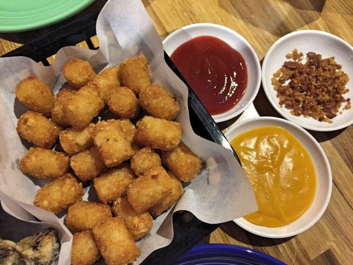 tater tots at fancy nancy in bed-stuy