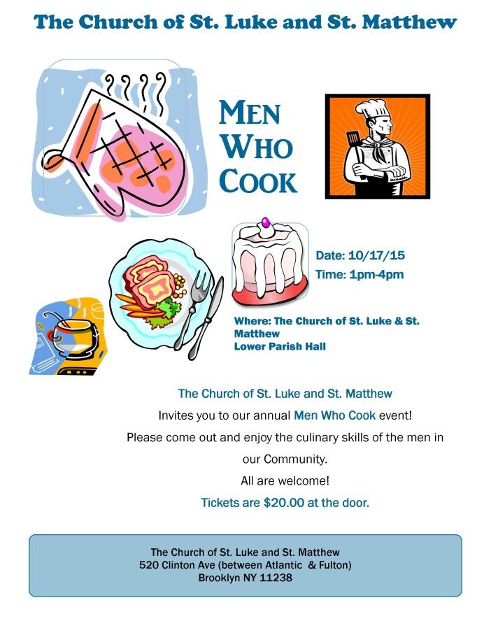 men who cook flier