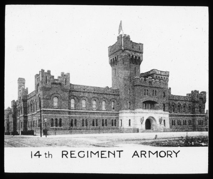 14th Regiment Armory (Courtesy Brooklyn Visual Heritage Project)