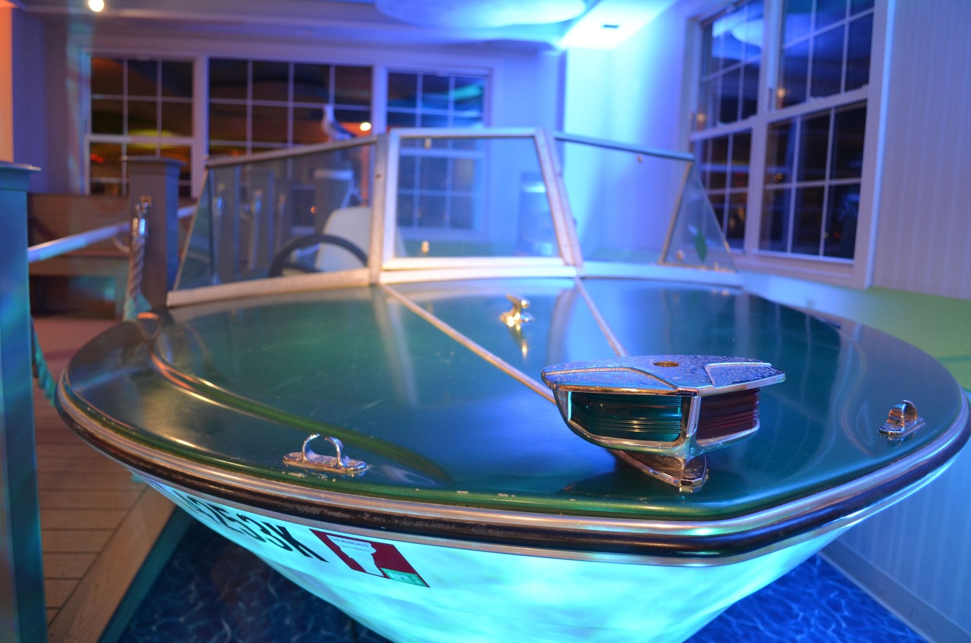 The boat at the rehab center.