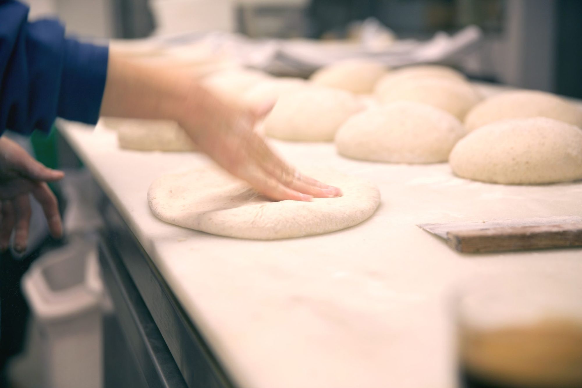 Bread kneading at Lea (Photo courtesy Lea)