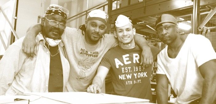 Refoundry participants (from left) Eugene Manigo, Charles McNair, Ralphy Dominguez, James Eleby