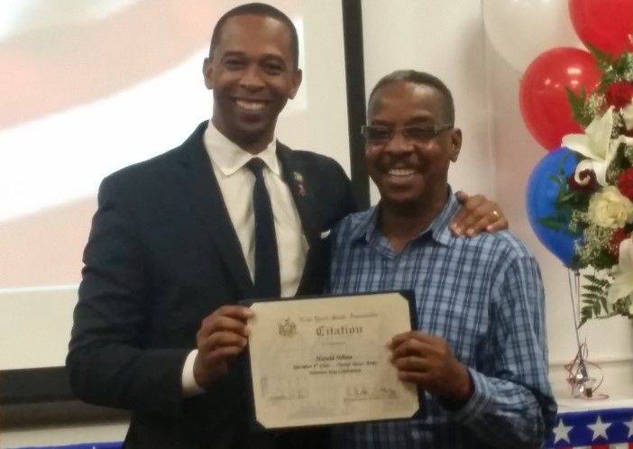 U.S. Army Specialist Fifth Class Harold White. (Photo by Fort Greene Focus)