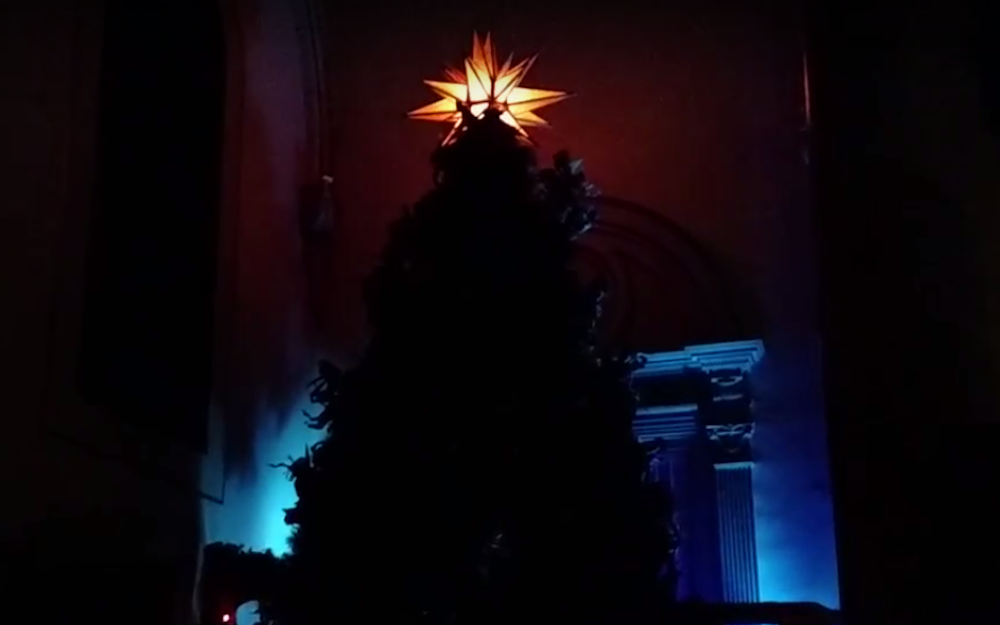 Watch Saint Mark Church’s Adoration Tree Dramatically Come To Life [Video]
